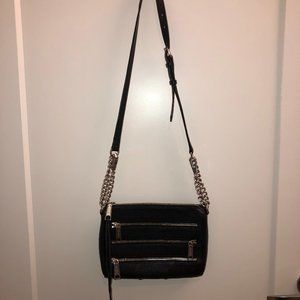 Rebecca Minkoff Black Leather Crossbody Purse